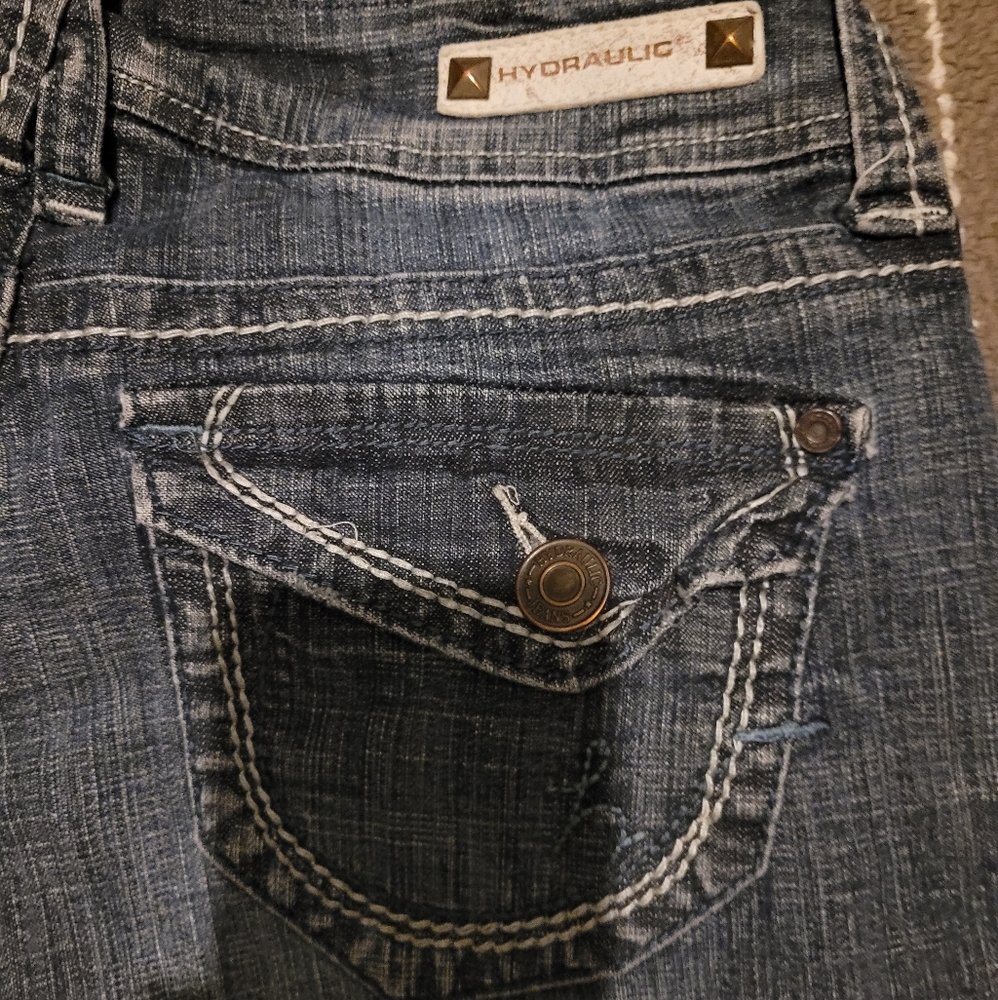 🧨Hydraulic skinny jeans EUC - Picture 5 of 7